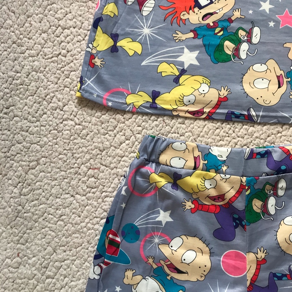 Handmade Rugrats Two Piece Set in Gray - Picture 7 of 8